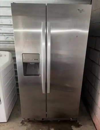 Whirlpool Stainless Steel Refrigerator And Freezer