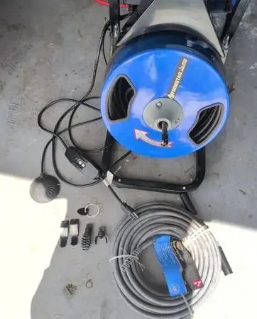 Drain Cleaner (Roto Rooter) 50 feet cable + 50 feet extension
