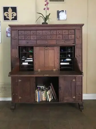 Antique Wood Desk