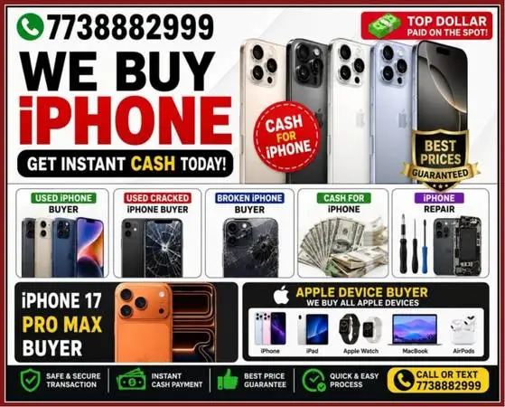 iPhone Repair Cash for apple iphones 17 pro max Buying iphone 17 Pro