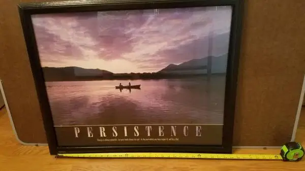 Persistence Motivational Wall Picture