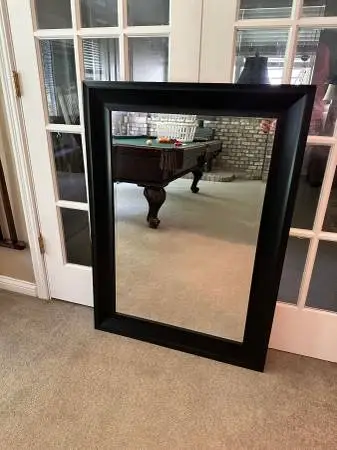 MIRROR,CEDAR CHEST, ART, LAMP,
