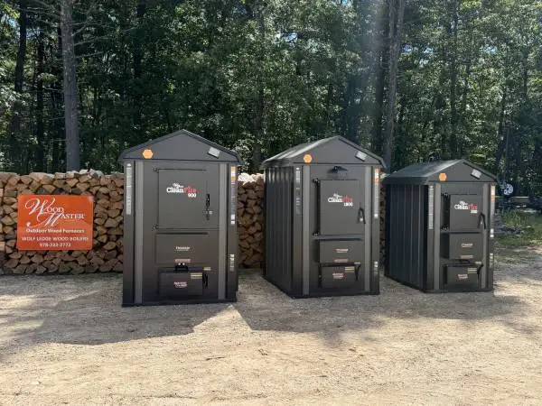 Brand new CleanFire Titanium wood boilers