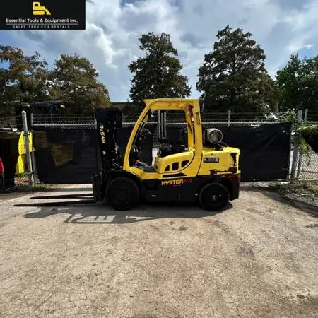 2020 Hyster H90FT 9,000 Lbs. LPG Pneumatic 3-Stage 4-Way Shift Kubota- 8,120 Hrs