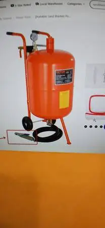 PRO SAND BLASTER - 40 lbs. - NEW ....