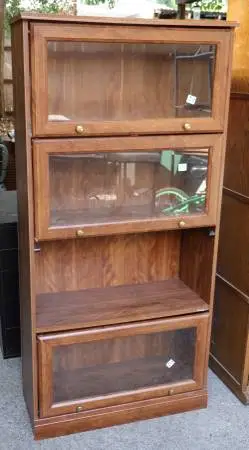 Pressboard Lawyers Bookcase (one door needs a clip) 60 x 29 x 13