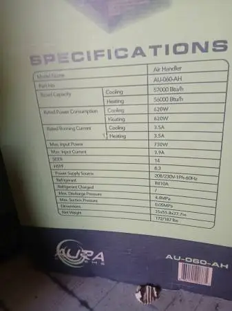 5 - TON, 60,000 BTU HEAT PUMPS