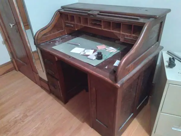 Antique Roll-Top Desk
