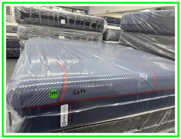 King Size Sealy Posturepedic Elite Hybrid Mattress & Boxes Bed