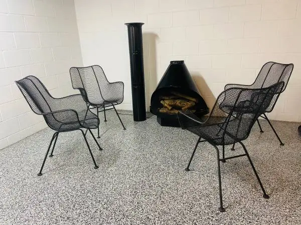 MCM Freestanding Cone Fireplace