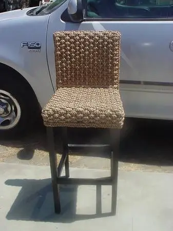 1 barstool wicker rattan 31 inch seat height
