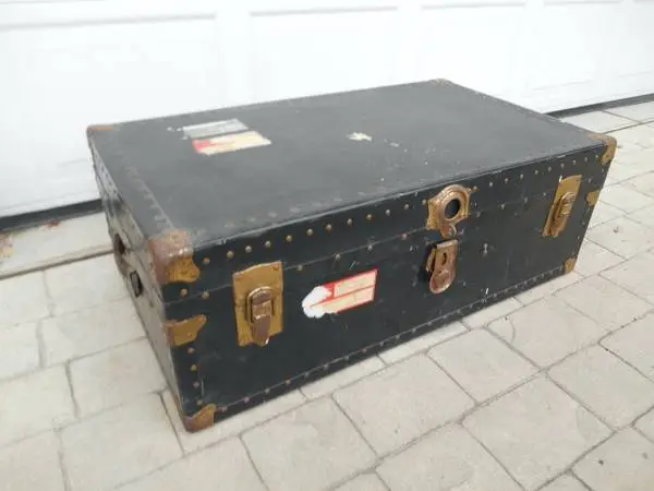Vintage summer camp/ travel/ storage trunk