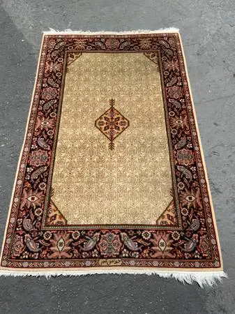 Iranian handknotted wool rug
