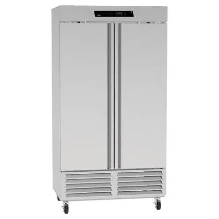 Kutano Commercial 2-Door Reach-In Refrigerator, Stainless Steel