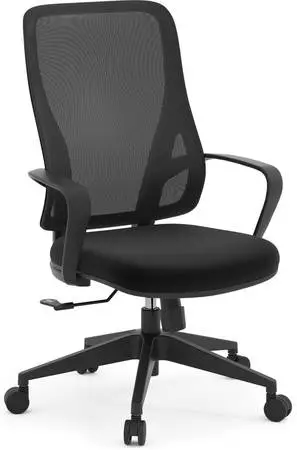 *New Black or Gray Mesh Back Padded Seat Office Desk Conference Chairs