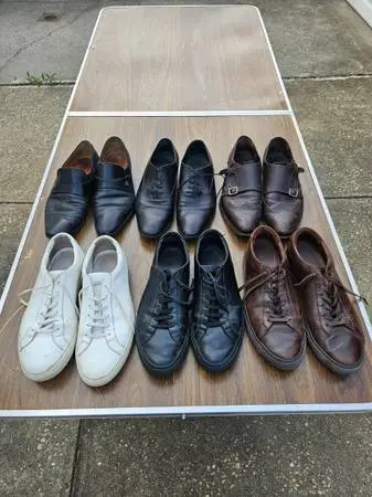 6 mens expensive brand name shoes Size 9.5