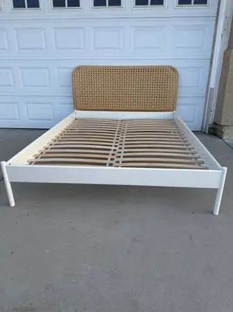 Heavy Duty IKEA Queen Size Bed Frame with Slat