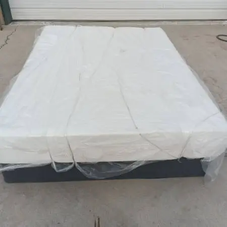 Queen memory foam mattress and box spring