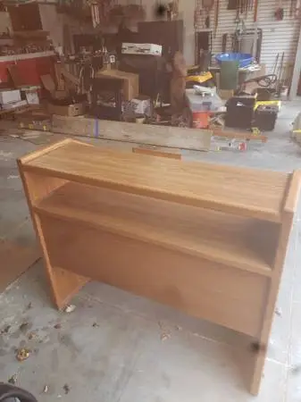 Solid oak desk