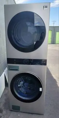 New ! Lg studio 27 washertower stackable washer and gas dryer
