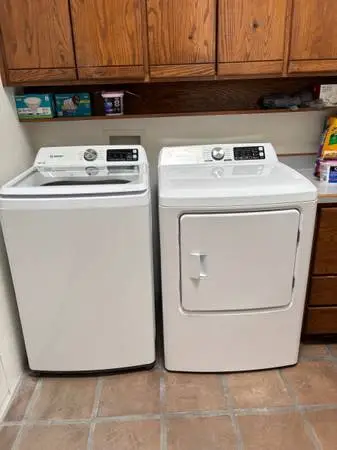 Washer & Dryer Set One Year Old $300 or B/O
