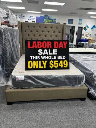 Whole queen bed labor day sale