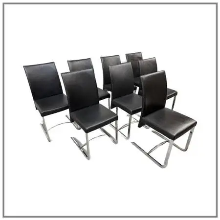 Roche Bobois Amplitude Chairs, Set Of Eight