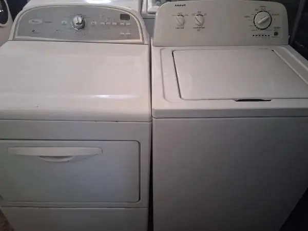 Washer and dryer set