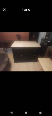 Center kitchen island with fold up table