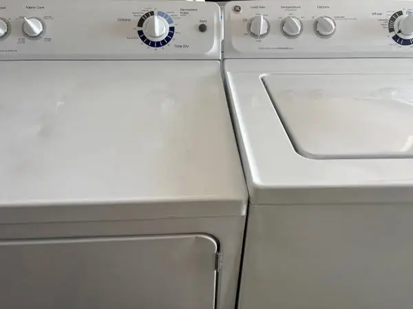 Ge washer and dryer super capacity very nice.