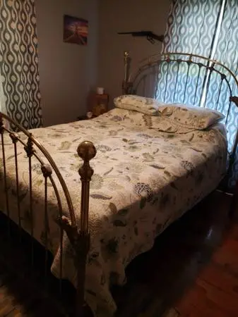 Vintage brass bed