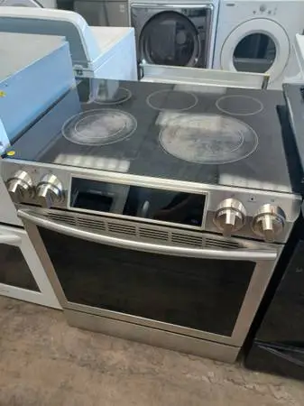 SAMSUNG Electric Stove slide in Stainless steel