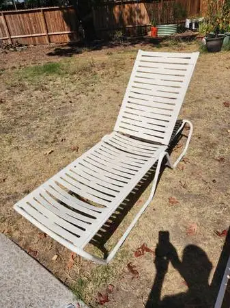 🍀 Outdoor Patio Pool Aluminum Adjustable Chaise Lounge Chairs
