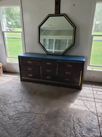Dresser and mirror
