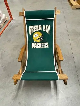 Green Bay Packers Wooden Folding Sling Chair