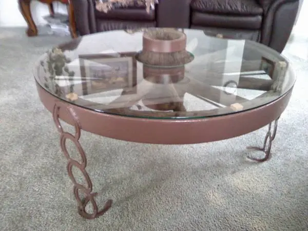 Wagon wheels tables