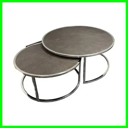 Four Hands Bentley Shagreen Nesting Coffee Tables