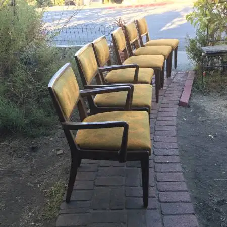 6 c1958 Drexel Edward Wormley MCM Dining Chairs Grt Condition
