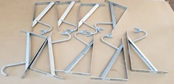Knape & Vogt brand closet shelf and rod bracket