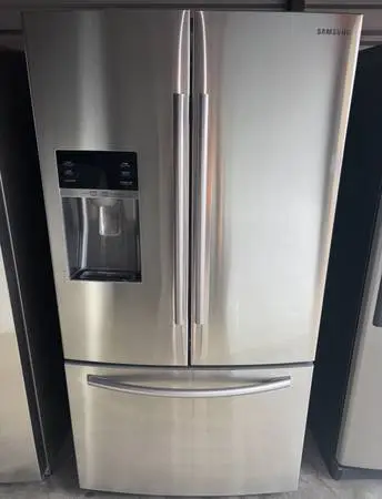 Stainless Steel Samsung Refrigerator And Freezer