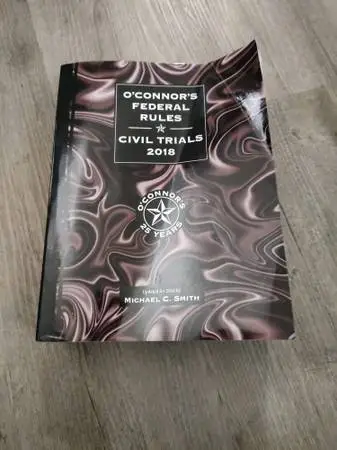 OConnors Federal Rules Of Civil Trials Book For Sale