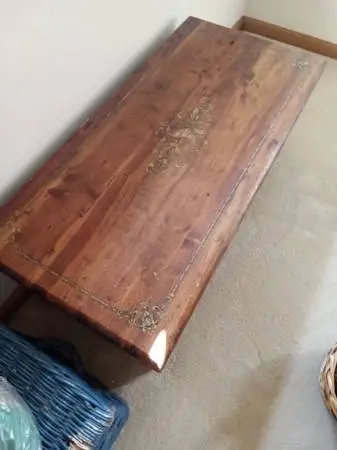 ANTIQUE WOODEN STORAGE BOX