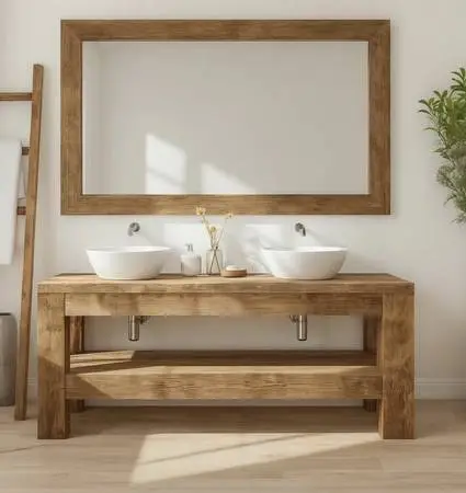 >>Bathroom Vanity Modern Farmhouse Rustic, Custom