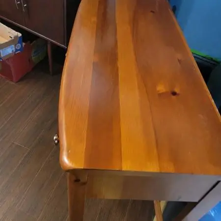 Wooden Desk with 4 drawers