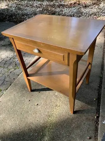 Small Wood End Table