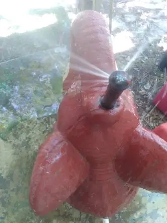 Roll Tide! Big Al Concrete Yard Sprinkler/Fountain