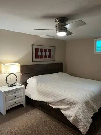King size bed frame captain large drawers on sides