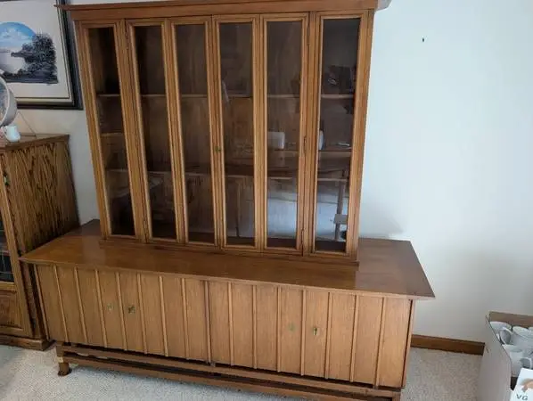 China cabinet and dinning room set
