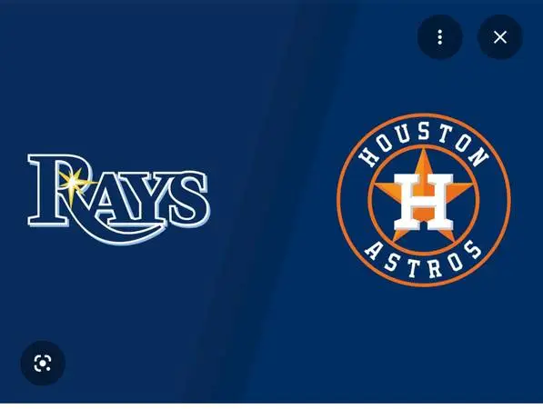 up to 4 TB Rays vs Houston Astros TONIGHT. FRONT ROW LEFT FIELD