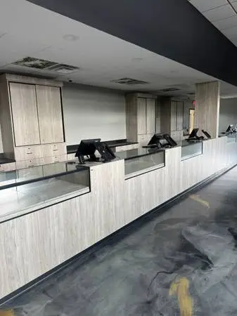 Like NEW retail cabinets and countertops